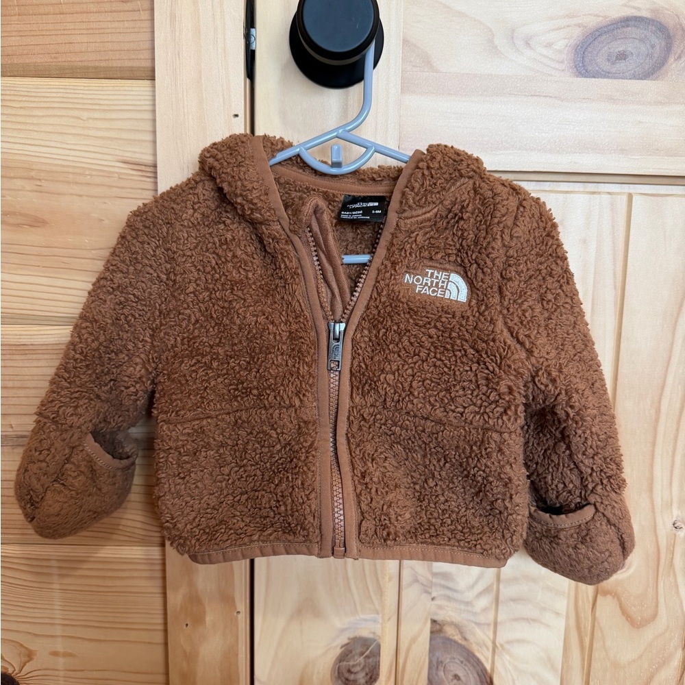 The North Face Baby Campshire Full-Zip Hoodie Brown 3-6 months Boy Girl
